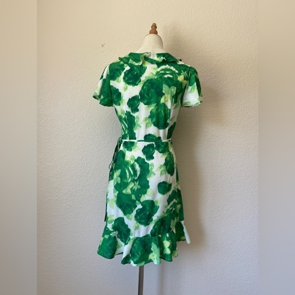 Luxxel NWOTs Floral Print Wrap Mini Dress - Picture 3 of 10